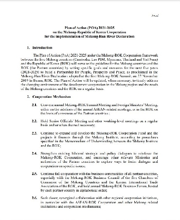 plan of Action (POA) 2021-2025